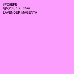 #FC9EFE - Lavender Magenta Color Image